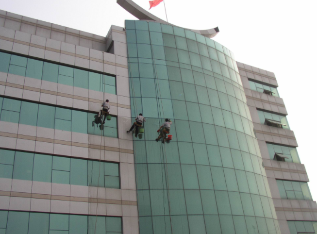 杭州医院外墙清洁 玻璃幕墙清洗保洁 高新西区外墙清洗
