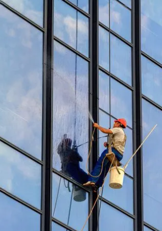 杭州医院外墙清洁 玻璃幕墙清洗保洁 高新西区外墙清洗